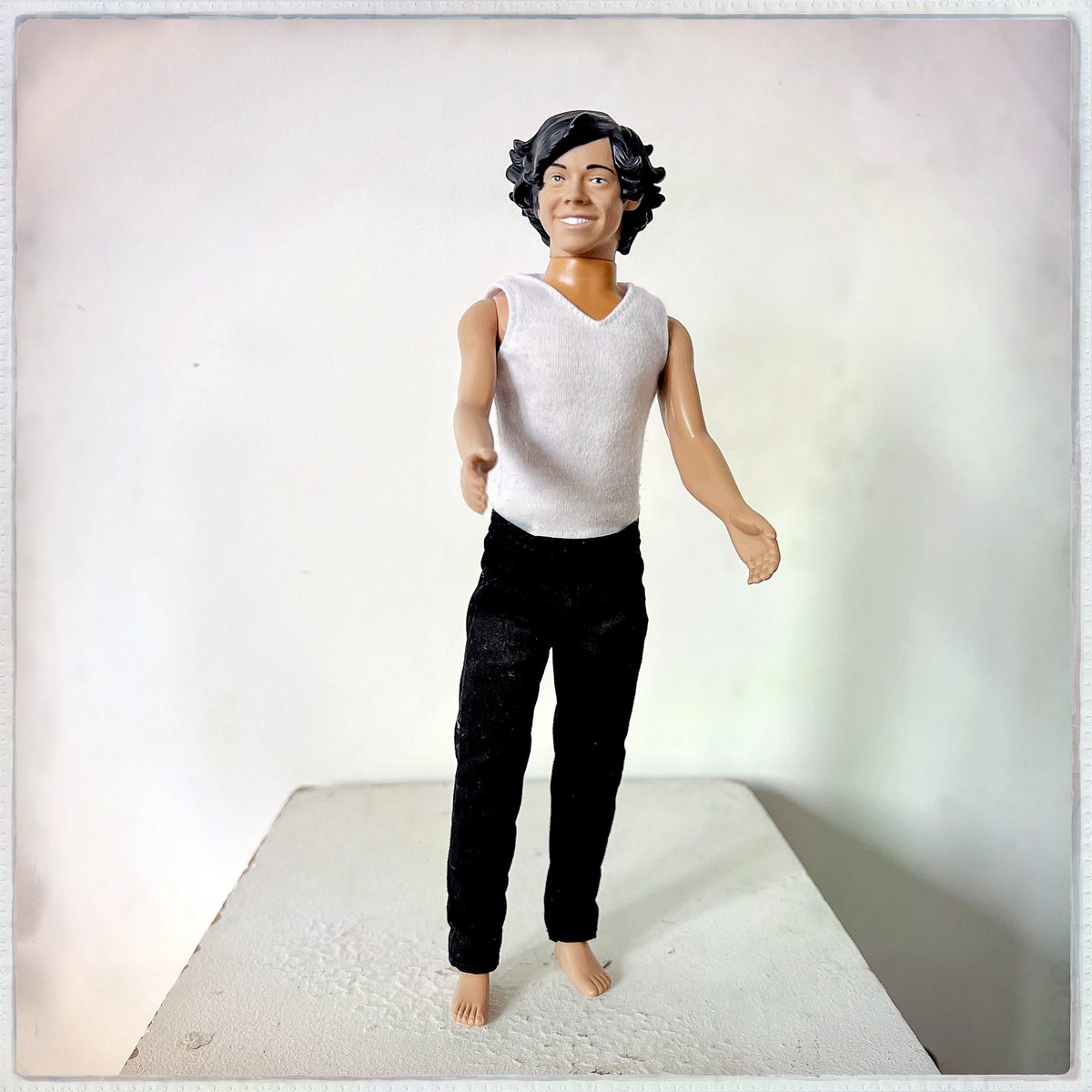 Day 120/366 #photoaday I hung out with Harry Styles today. I was slightly disappointed with his outfit, but I put him on a pedestal anyway. #photooftheday #harrystyles