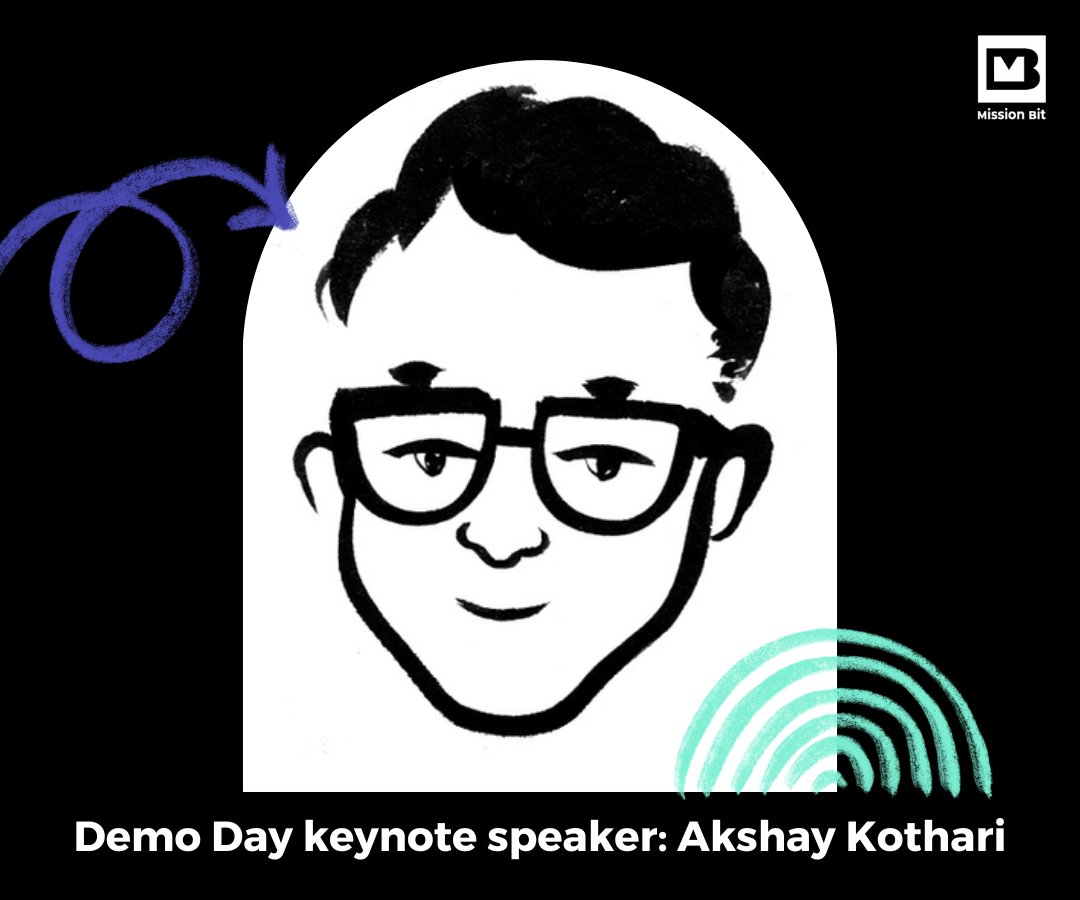 Excited to welcome Akshay Kothari, Notion's COO, to Demo Day! ⭐ 

His tech industry expertise, insider insights, and impactful presence promise an inspiring evening on May 10th, 5:30-7:30 PM at Notion HQ, San Francisco. 

RSVP now at givebutter.com/mbsp24dd 🤩