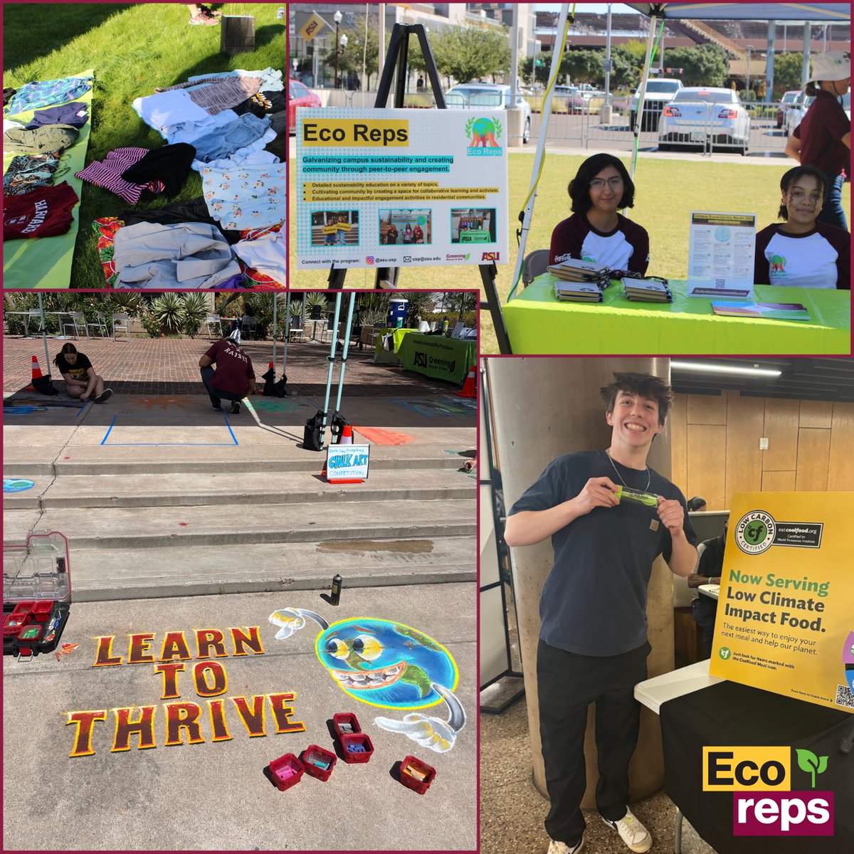 asu_usp's tweet photo. Itβs a bittersweet feeling that our 2023-2024 cohort of Eco Reps completed the program!ππThese students impacted their residential communities on the Tempe campus through peer-to-peer engagement & applied projects. β€π
#asuecoreps #ecoreps #earthdayeveryday #aashe #aashestars https://t.co/Mqpfqlik04