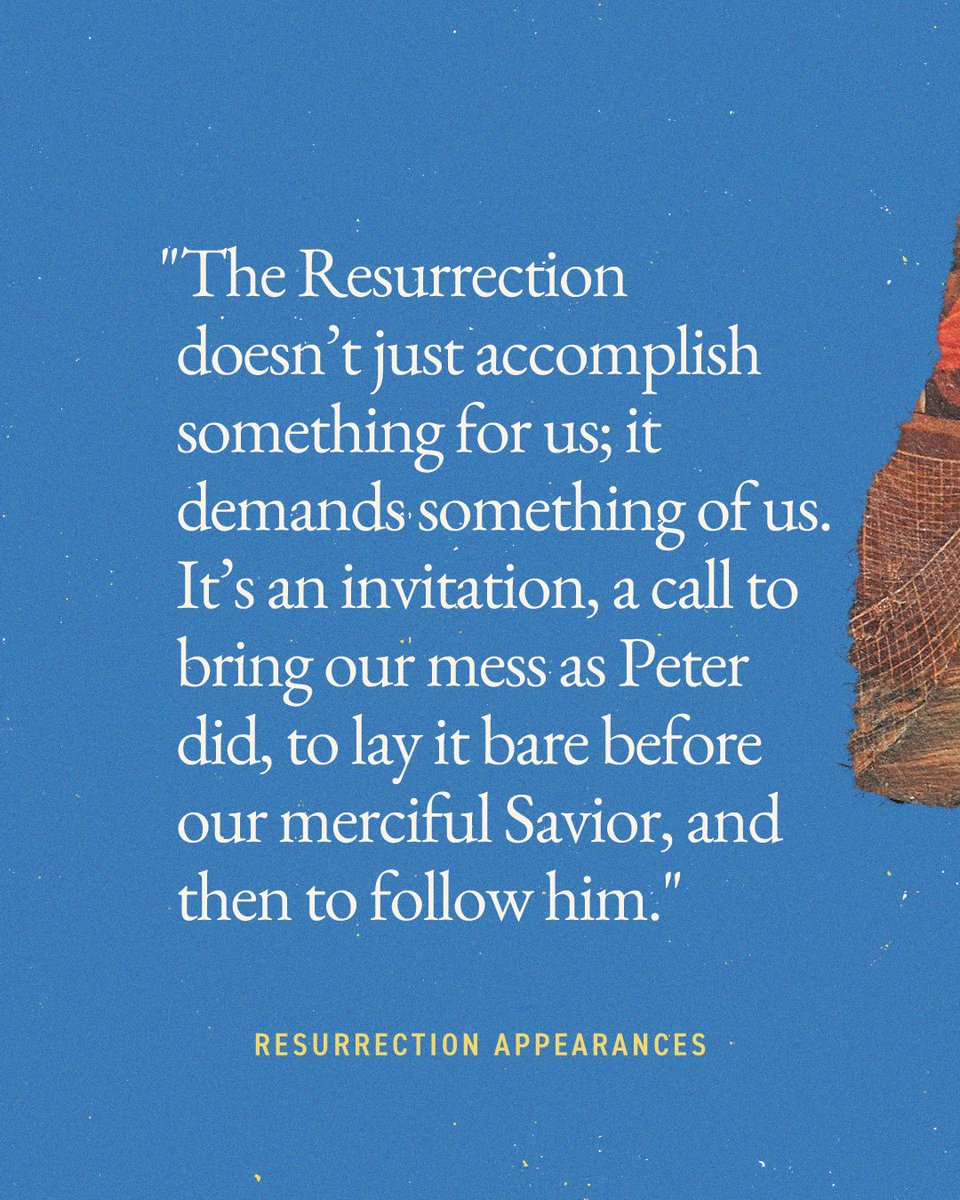 Unleash the Gospel (@utgdetroit) on Twitter photo "This Easter, right now, in your life, what does it mean? How is Jesus asking you to follow him?"
Meditate on these questions from <a href="/MegHunterKilmer/">Meg Hunter-Kilmer</a> as you journey with St. Peter during Part 5 of #ResurrectionAppearances. Read it here: unleashthegospel.org/2024/04/resurr… "This Easter, right now, in your life, what does it mean? How is Jesus asking you to follow him?"
Meditate on these questions from <a href="/MegHunterKilmer/">Meg Hunter-Kilmer</a> as you journey with St. Peter during Part 5 of #ResurrectionAppearances. Read it here: unleashthegospel.org/2024/04/resurr…