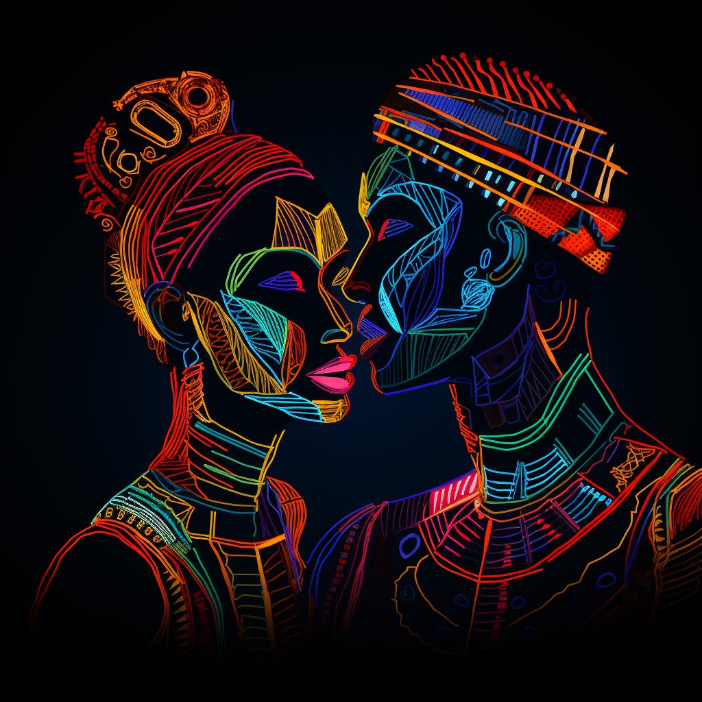 💢 LOVE REIGNS 💢

#Kevinne #OpenSeaCollection #artwork #africanart