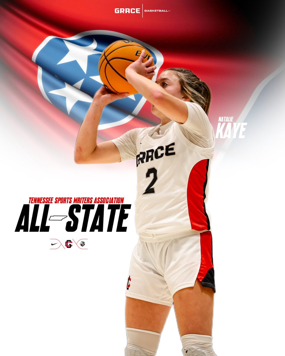 Congrats to Natalie Kaye for being named TSWA All-State! @GCALionsGBB