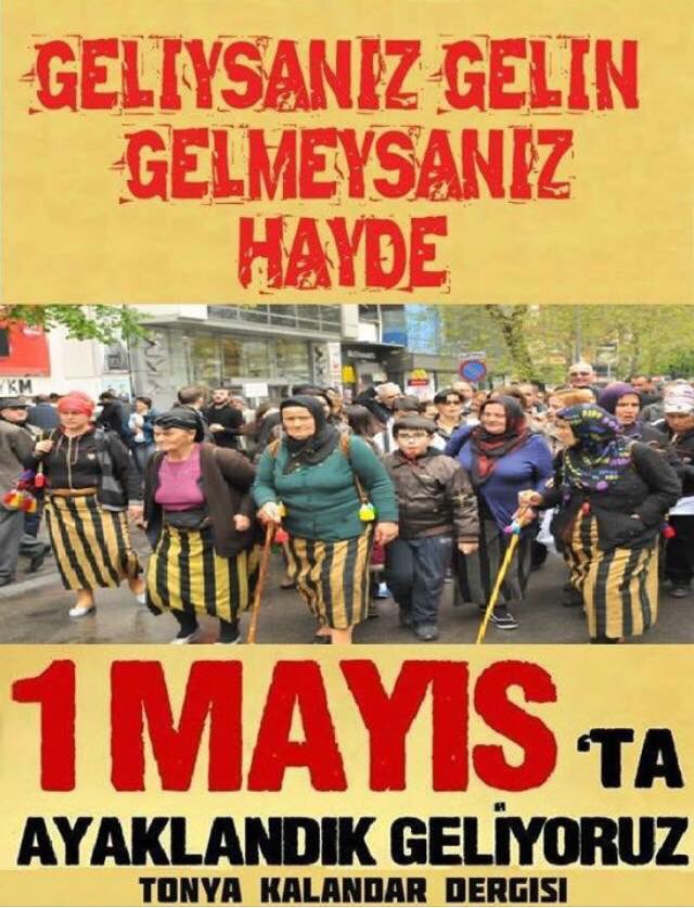 Gelıysanız Gelın Gelmeysanız Hayde. Peştemallı Amazonlar ayaklandı geliyor #1mayıs #emekvedayanışma #tonya #trabzon #1mayıs2024