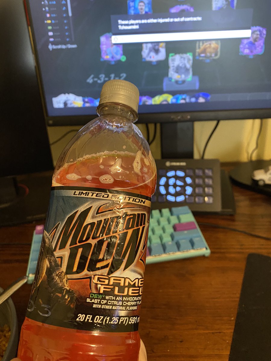 @itsleonessa Nobody can beat me if I drink my 2007 Mountain Dew Halo 3 Game Fuel