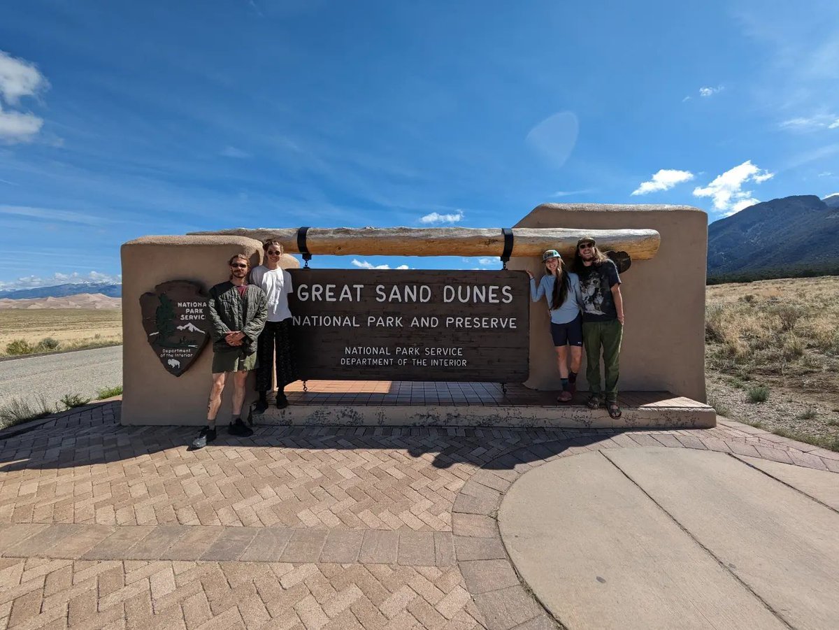 The Great Sand Dunes National Park &amp; Preserve sign is simply ✨iconic✨ 
Do you have a photo at this beautiful location? We want to see it!
📸  @untamedera