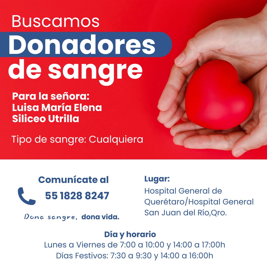 #Querétaro #RT #donasangre