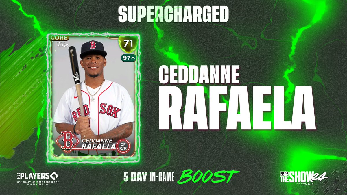 7 RBIs for Ceddanne Rafaela during Saturday’s @redsox victory! We think that's pretty amazing and worthy of going 🔋#Supercharged🔋for the next 5 days. #dirtywater