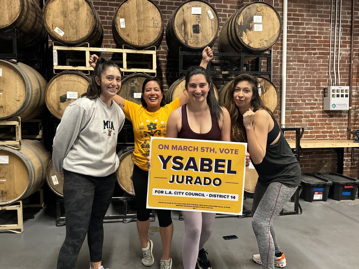 Me and the gworls getting ready to bring down the establishment in November ✨ Thank you Fighting Frankie for leading a powerful boxing class and to Audiograph Beer Co (an amazing women-owned bar in CD-14) for hosting us. Come November, I’ll be the first queer woman to rep CD-14