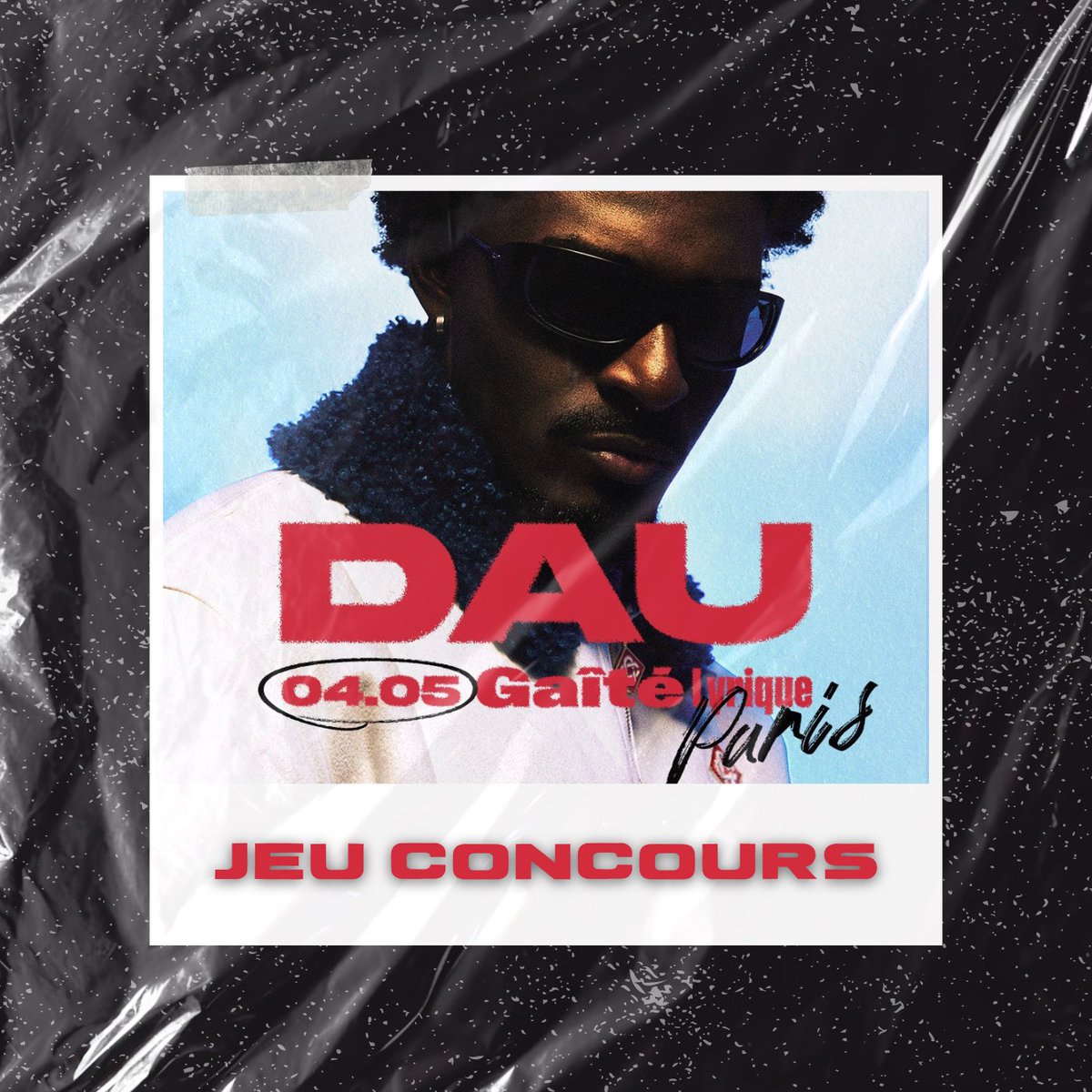 🚨 CONCOURS Tente de gagner 2 places pour assister au concert de DAU à la Gaité Lyrique ce samedi. Pour participer : - RT ce tweet + FOLLOW @Dautoutseul & @tw2ezy FIN DU CONCOURS : Vendredi 3 mai à 18h00.