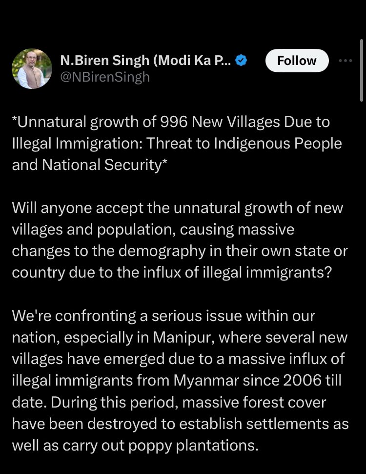 ❗️❗️Exposing N.Biren Singh Propaganda against the Kuki Community in Manipur ❗️All Reserved forest land falls under the jurisdiction of Autonomous District Councils, which oversee tribal lands and settlements based on the survival needs of hill tribes. N. Biren Singh's focus
