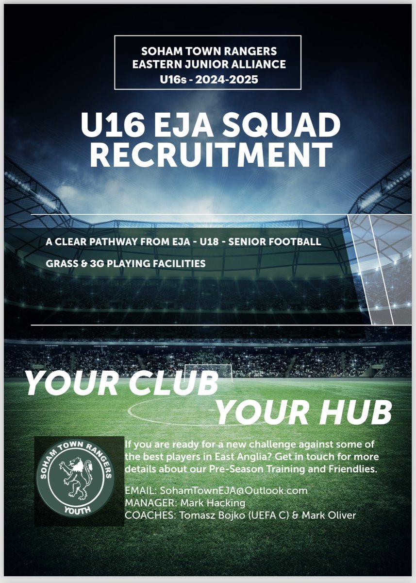 Soham Town - EJA U16 - 2024/25 (@sohamu13) on Twitter photo 