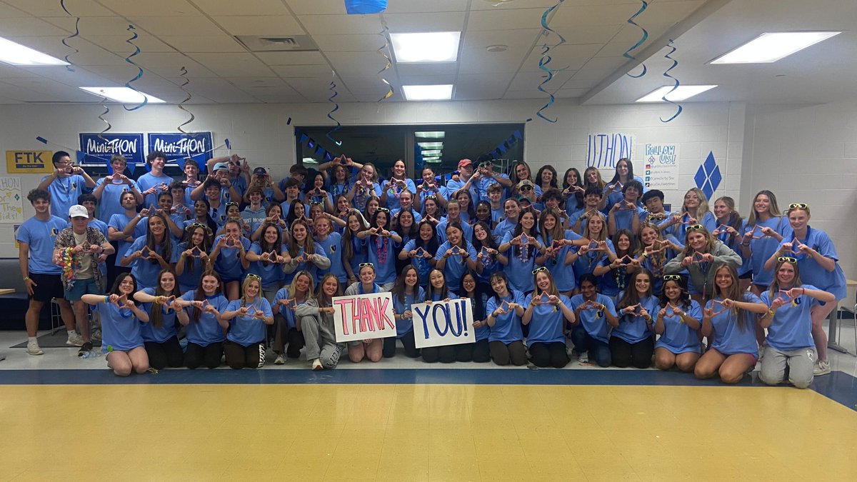 Congratulations to the Unionville High School Mini-Thon on raising $100,188.69 for pediatric cancer research! #FTK