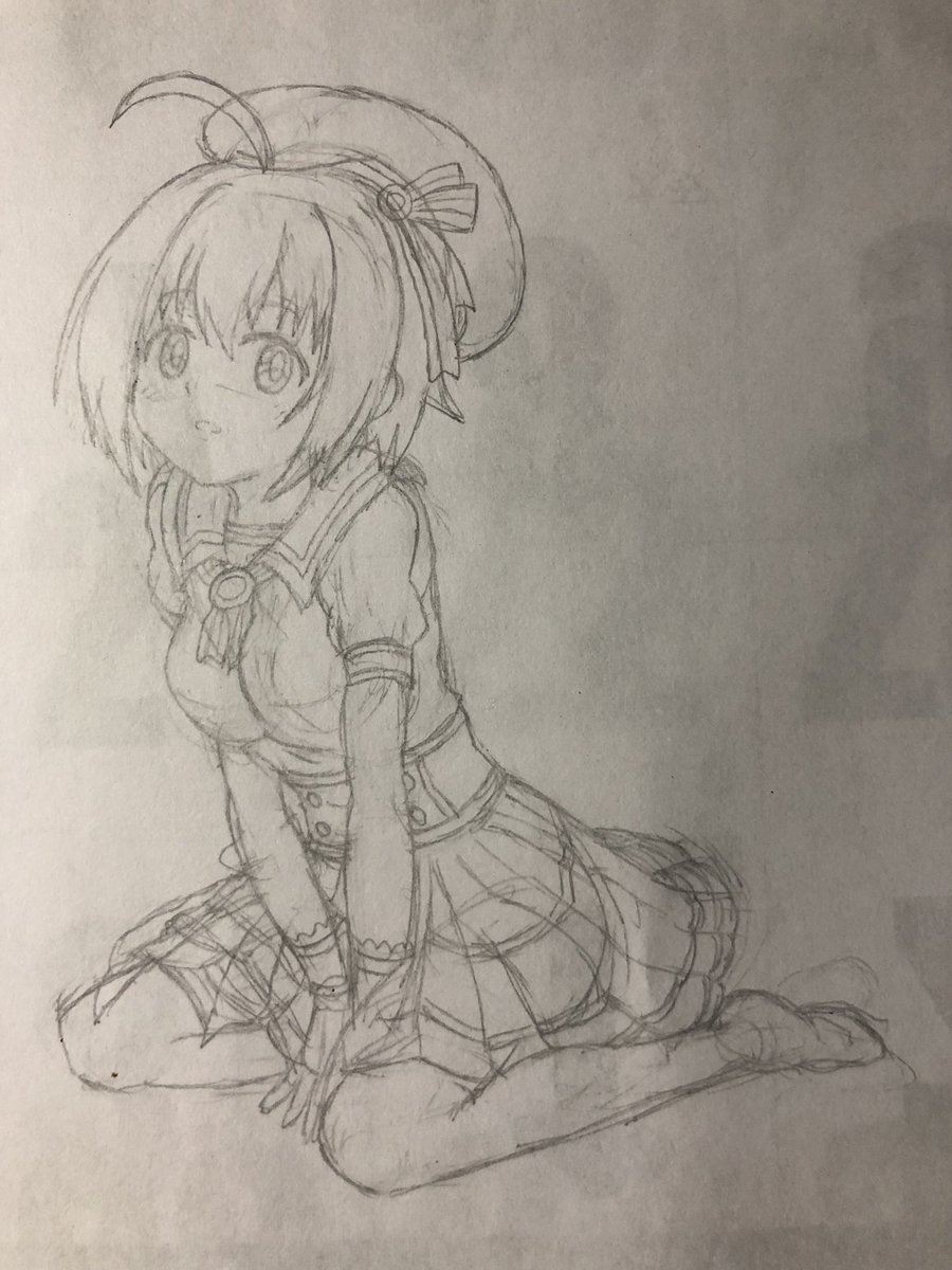 美穂ちゃん描いてみました