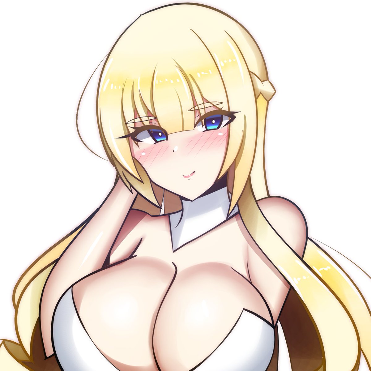 うちの子ルーシャお嬢様を描きました('ω') 