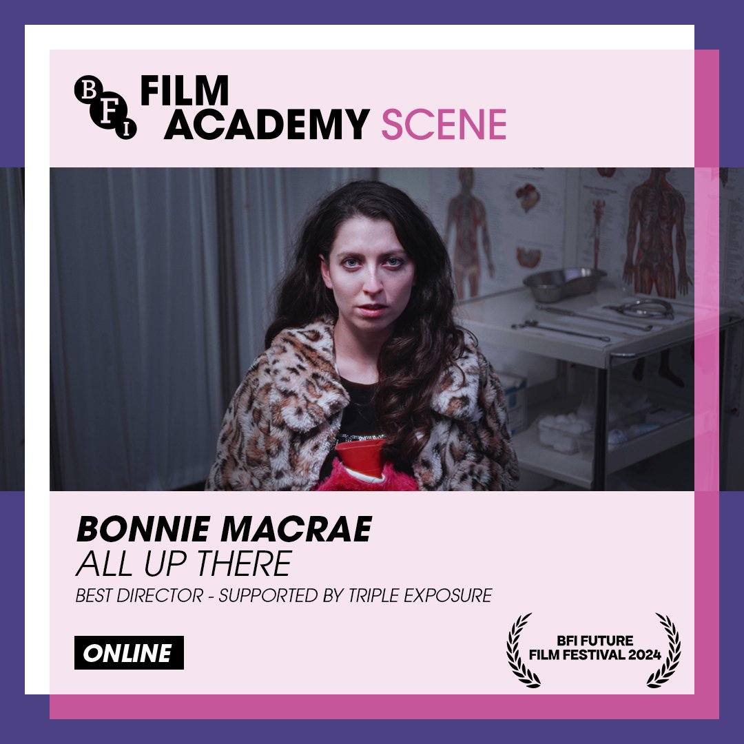 SCENE this week will see Bonnie MacRae speaking to Young Programmer Callista about her film All Up There, which won Best Director at this year's #BFIFutureFilmFestival! Watch Bonnie's film here, and tune in on Instagram on Thurs at 16:00: vimeo.com/766054504/d0a6…