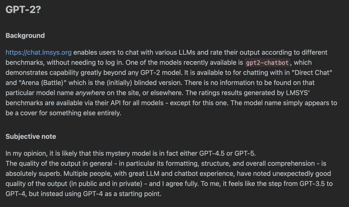 so there's a rumor going around that GPT-5 is secretly out in the wild so OpenAI can benchmark it...