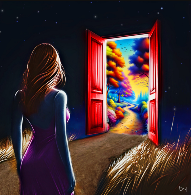 I've started the auction for this beautiful piece, inspired by new opportunities and the moment we decide to move forward by and for ourselves❤️ There is no way back 🚪 60 #xtz 24 hrs 🔗⬇️