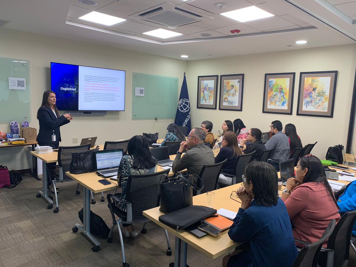 ¡Finalizamos nuestra semana de capacitaciones para Unidades Ejecutoras! Agradezco la participación de más de 100 representantes del <a href="/GobiernoHN/">Gobierno de Honduras (Archivado)</a> para fortalecer sus conocimientos en Adquisiciones, el Marco Ambiental y Social, Gestión Financiera y Desembolsos. #VamosPorMás