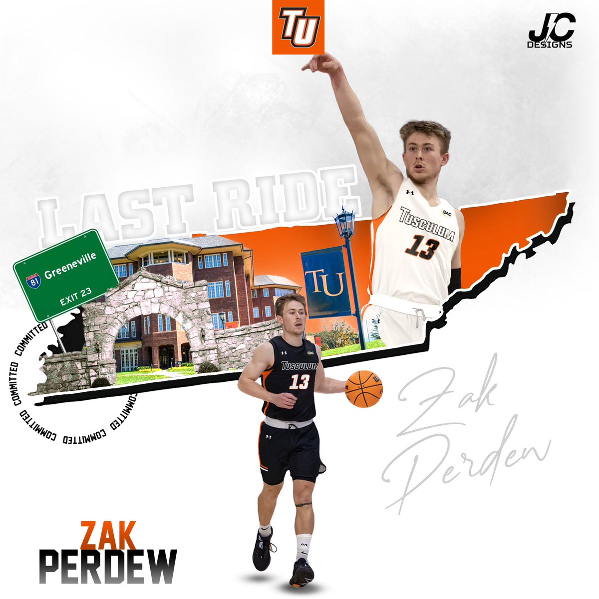 #Committed to @TusculumMBB!!!! Thank you to North Greenville for a great four years & thank you to all of the programs that recruited me in this process! Let’s get it! #PioneerUp
