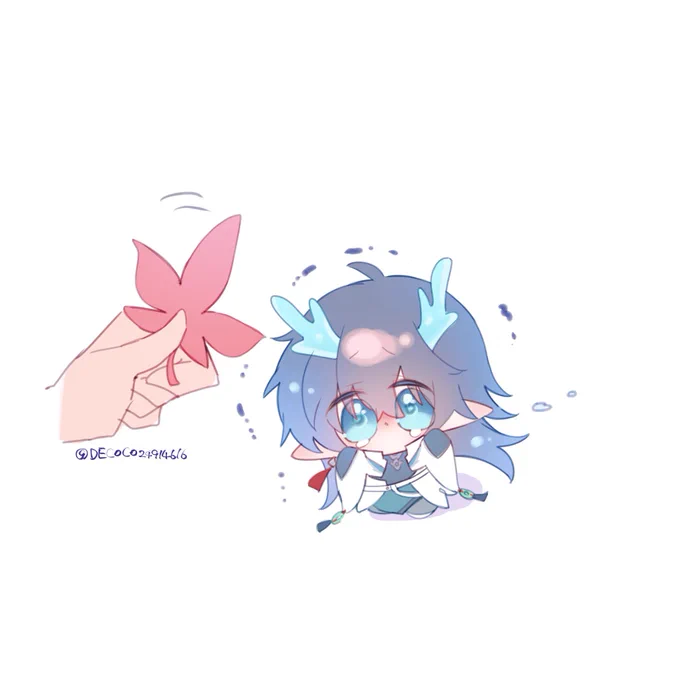 葉っぱの飾り