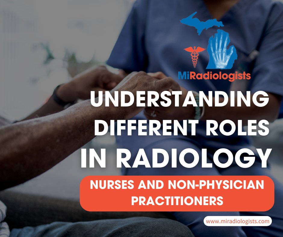 Did you know that there are many different roles in radiology?

Nurses and Non-Physician Practitioners play vital roles on the physician-led radiology team, ensuring patient care. Learn more: miradiologists.com/about.

#Radiology #Radiologist #MedicalImaging #MichiganHealthcare