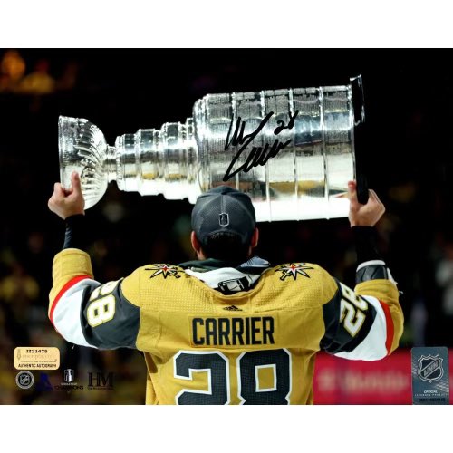 SinBinVegas's tweet photo. Tonight's @inscriptagraphs giveaway is a signed picture of Will Carrier. 

To win, guess how many total shot attempts there will be between both teams in Game 4. Shot attempts, not shots on goal. 

Game 1 was 116, 2 was 127, 3 was 177. 

Entries close at 7pm. Good luck! https://t.co/fD2sKXssQa