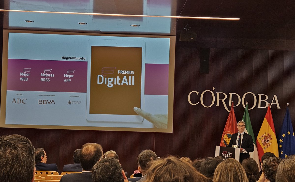 Premios #DigitAllCordoba , organizados por <a href="/abccordoba/">ABC Córdoba</a> , hoy en el CRV. En breve se conocerán la mejor web, RRSS y App
#cordobaesp