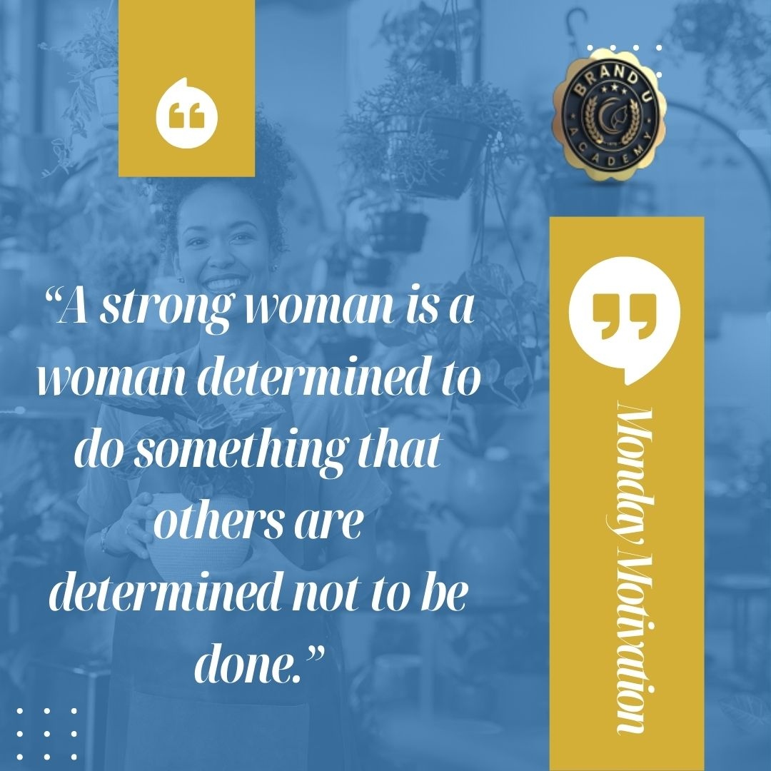 Today, let's celebrate the strength, resilience, and determination of women who defy odds and break barriers. Together, we can inspire and empower each other to achieve greatness. 
.
.
#BrandU #buildyourbrand #branding101 #brandingexpert #brandingcoach #personaldevelopment