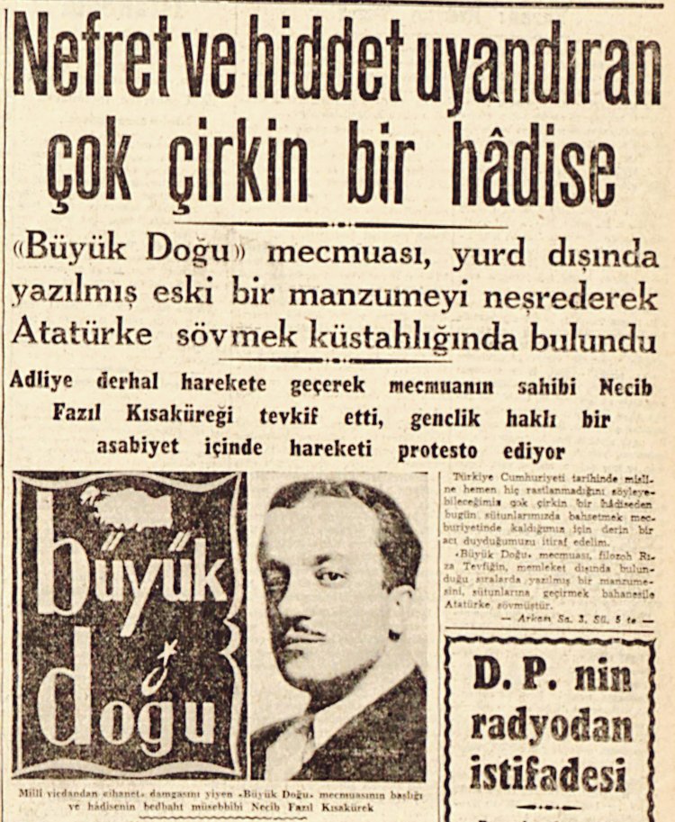 Aslında kapatılmamalı, gerçek Necip Fazıl'ı anlatacak bir müze gerekli! Necip Fazıl'ın Menderes'ten para koparmak için yazdığı yalvaran mektupları, Atatürk'e, İnönü'ye, CHP'ye ve laik Cumhuriyet'e saldırmak için çıkardığı Büyük Doğu dergisinin çeşitli sayıları, Atatürk,…