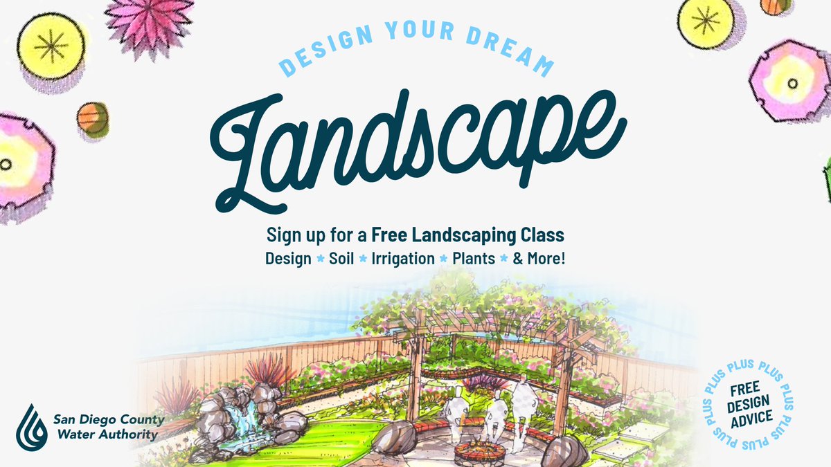 🏡 Design Your Dream Landscape! Register now for free WaterSmart Landscape Classes. Virtual workshops run through June.

🔗 Register today: bit.ly/3i8tBGK