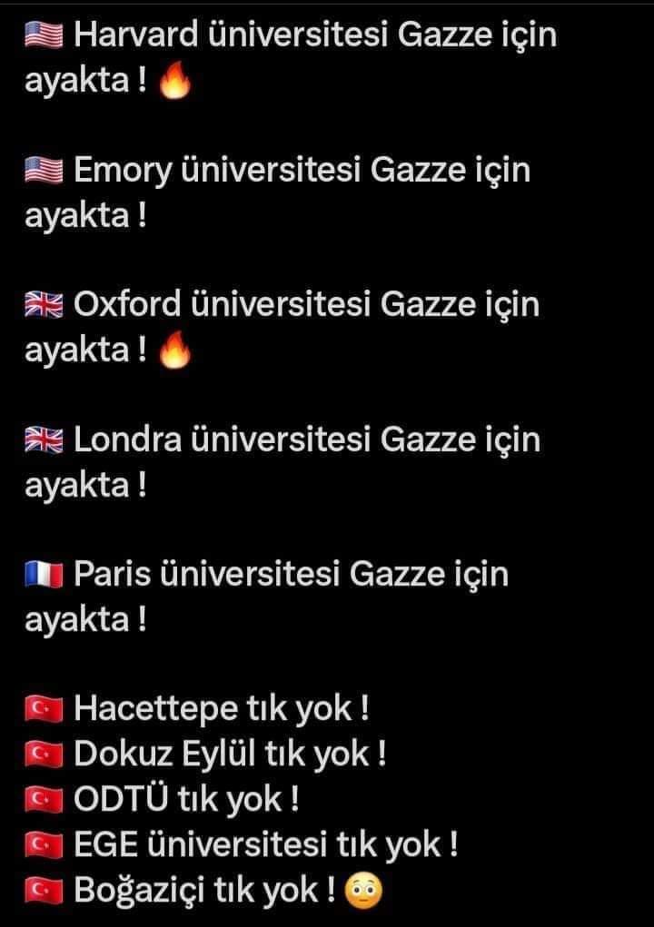 İntihalci hocalardan mürekkep, darwinist eğitimin aparatı, İslam karşıtı, kamalist amentülü hocaların üniversitelerinden ne beklenilir ki?