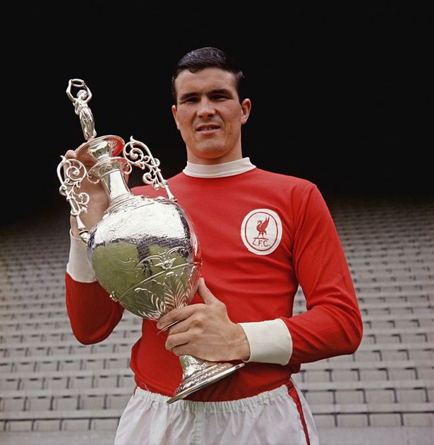 Jersey... Trophy... and Player, three things of utter magnificence. The Colossus. Big Ron Yeats. Shankly's Captain and a Legend in the history of Liverpool Football Club. #LFC #Liverpool #Captain #YNWA