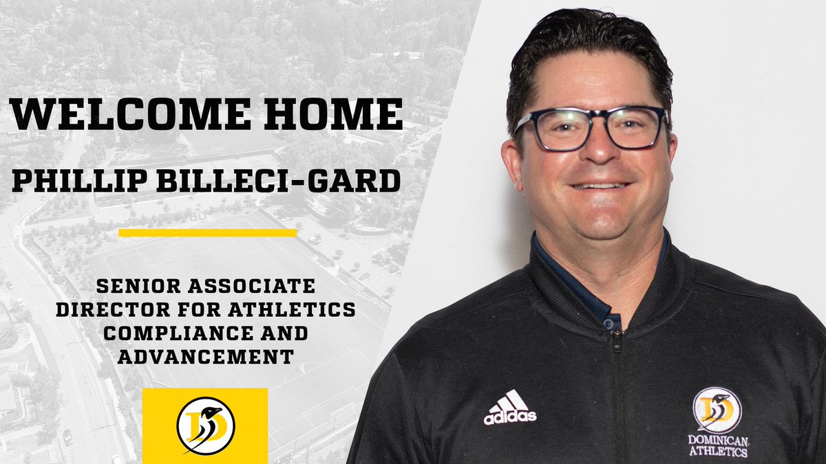 Welcome back home Phil Billeci-Gard! Billeci-Gard returns to the his alma mater May 13 to work with both athletics and advancement as we continue to build forward momentum #SkoPengs #PenguinPride