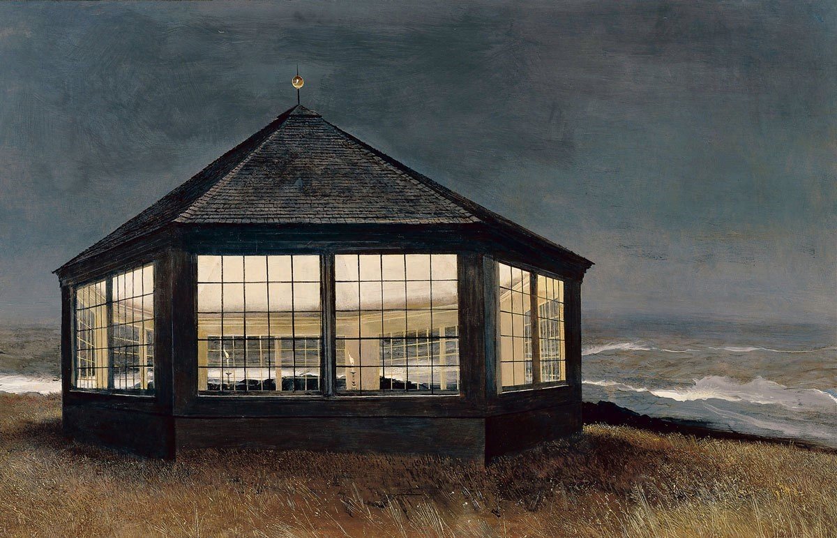 アンドリュー・ワイエス （Andrew Wyeth、1917-2009） 『海からなら二つ』 （Two if by Sea）