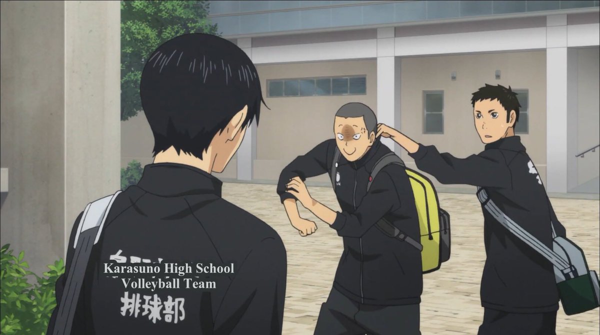 Tanaka saw Tobio once and thought my precious I must protect you forever he’s just like me