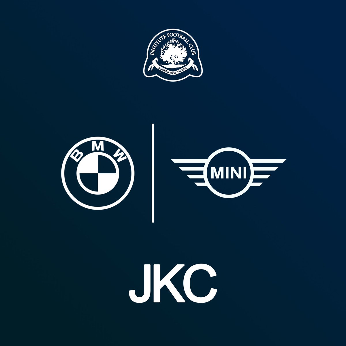 We appreciate the support of JKC Mini @JKC_BMW as match sponsors for tomorrow match v Ballymena. #stute