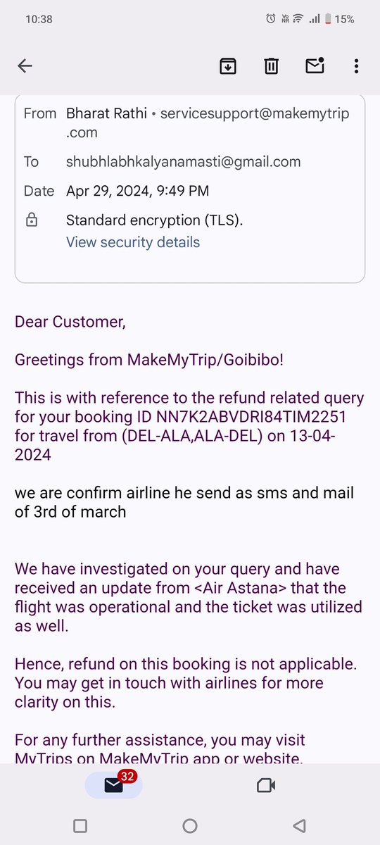 HOW CAN I UTILISE THE TICKET WHEN I HAVE MISSED MY FLIGHT, WHOSE TIME CHANGE WAS NOT UPDATED ON @makemytrip I MISSED MY FLIGHT AS NEITHER @airastana SHARE THE TIME CHANGE, AS THEY ARE CLAIMING NOR @makemytrip UPDATE THE APP WITH CHANGE OF DEPARTURE TIME ON THE APP. #NEGLIGENCE