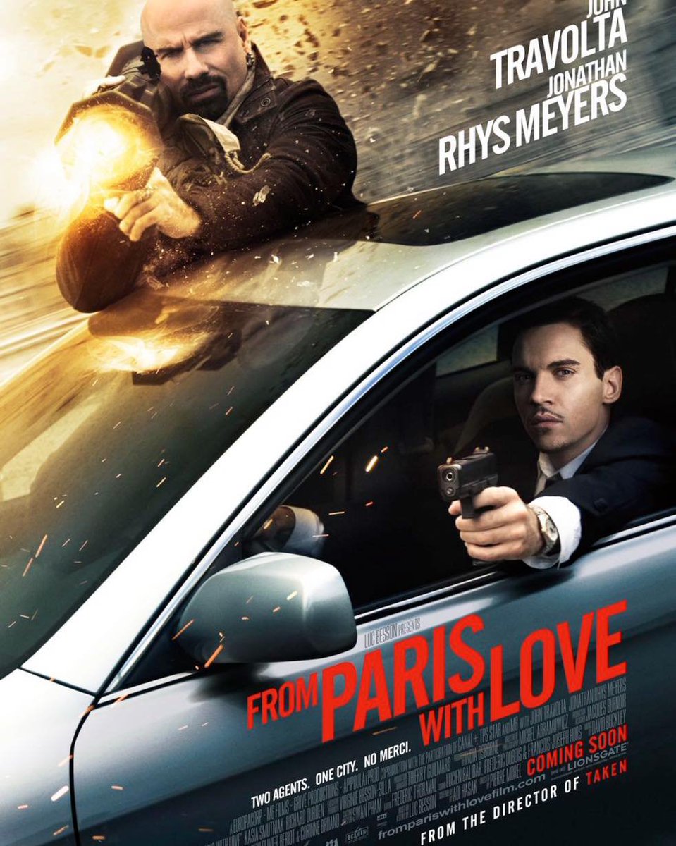 Available on Peacock
Revolves around a bizarre twist of fate that pulls a man who's spent 20 years as the editor of a skeptics magazine into one of the most compelling conspiracies in human history.
#frompariswithlove #johntravolta #jonathanrhysmeyers   #action #crime #thriller