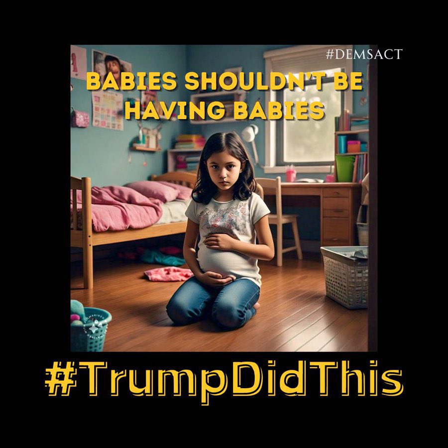 #ProudBlue #DemVoice1 #ProudBlueWomen
When my daughter was 10, she still played with Barbies. She loved the movie Dirty Dancing because of the music. The abortion scene went right over her head. She loved riding her bike and going swimming. She still enjoyed being read to. The