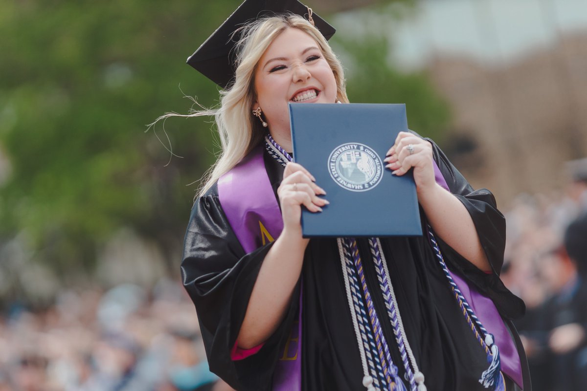 Congratulations to the 2024 #ShawneeState Spring Graduates! You made it! 🎓
.
Once a Bear, Always a Bear. Paws Up! 💙🐻
.
#SSUBears #collegegraduate