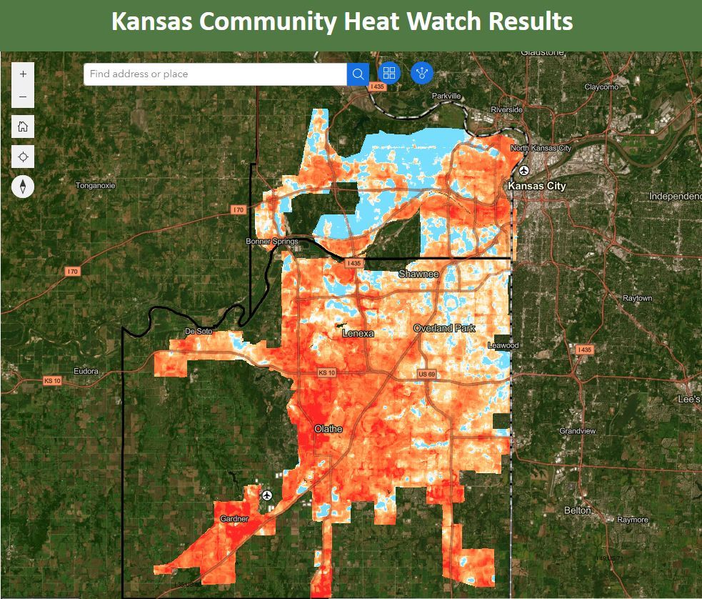 WYCOHealthDept's tweet photo. It’s Heat Safety Awareness Week! Learn more about how heat affects #WYCO and #JOCO and check out a new dashboard mapping the results of last summer’s Heat Mapping Campaign in partnership with @JOCOHealth https://t.co/o6oAN1Mtfh
#CAPAHeatWatch #NIHHIS #HeatSafety https://t.co/NQhQhwV8Ks