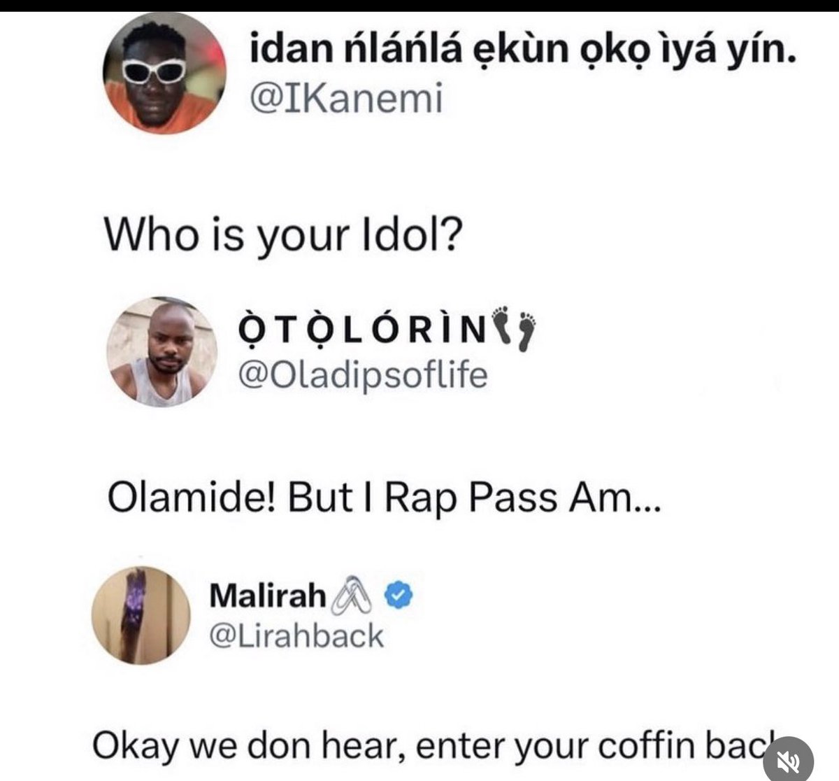Lazarus should keep Olamide out of his mouth 🤭😂