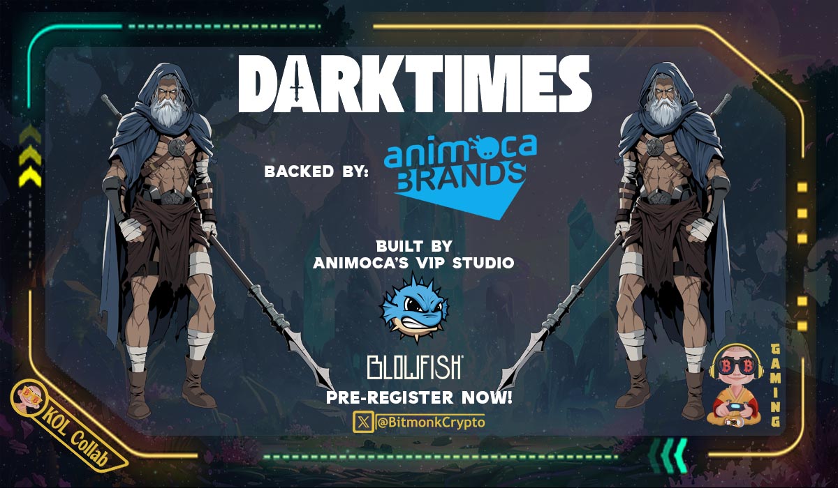 📢 #MonkAlpha & #MonkCollab Introducing DarkTimes / @PlayDarktimes 🫂 Backed by @animocabrands & built by Animoca’s VIP game studio @BlowfishStudios 🎙️ Stay tuned for updates! Coming soon 🔜 🎮 Over the coming days, weeks, months get ready to be be immersed in darkness.