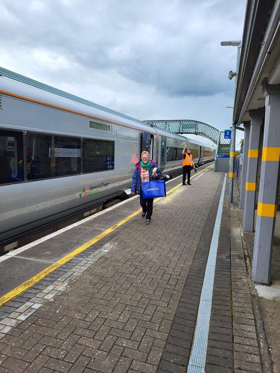 The mother greeted off the train after finishing her first year university exams!! Congrats #itsnevertoolate 🎉🎉🎉