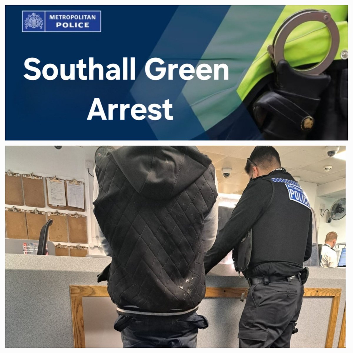 Southall officers conducted an arrest on the ward for the below offence;

▶️ Burglar recalled to Prison 

The team continues to work hard, making Southall safer 

#notonourwatch