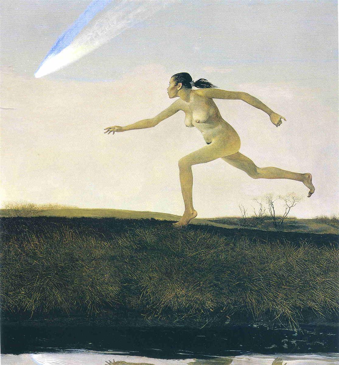 アンドリュー・ワイエス （Andrew Wyeth、1917-2009） 『前兆』 （Omen）