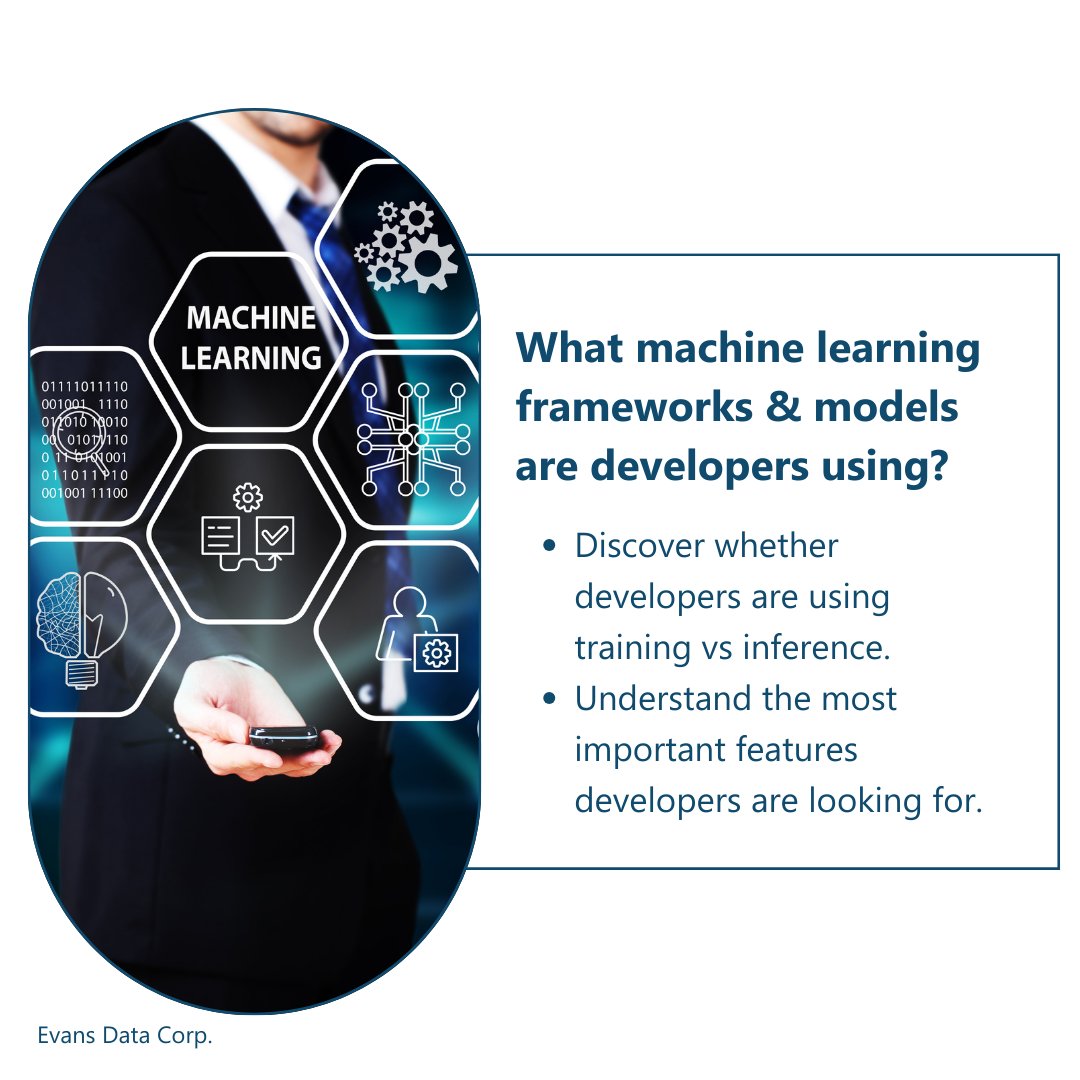 Our AI and Machine Learning Survey Report reveals developers’ attitudes, adoption patterns, and intentions pertaining to AI and machine learning.

View the full table of contents here: evansdata.com/aiml