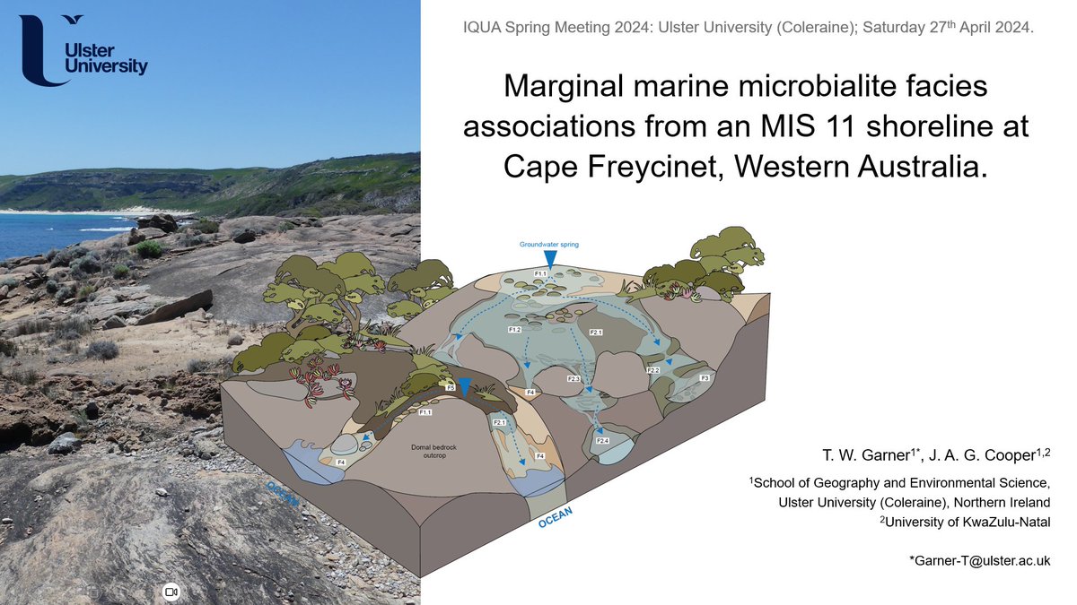 Had a great day at the  <a href="/Quaternary_Irl/">IQUA</a> Spring meeting and AGM on Saturday hosted at <a href="/UlsterUniGES/">Geography and Environmental Sciences</a>. Some great Quaternary themed presentations and discussion- it was a pleasure to present at, and highly appreciative to have won the Best Postgraduate Presentation Award.