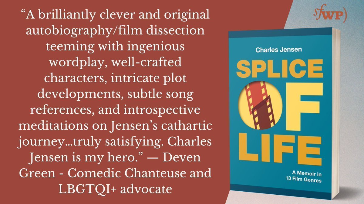 SPLICE OF LIFE by @charles_jensen will be available in just 2 DAYS! There's still time to preorder a copy today if you haven't already done so. Preorder SPLICE OF LIFE here: buff.ly/3wcHRrX @IPGbooknews @SusanSchulman