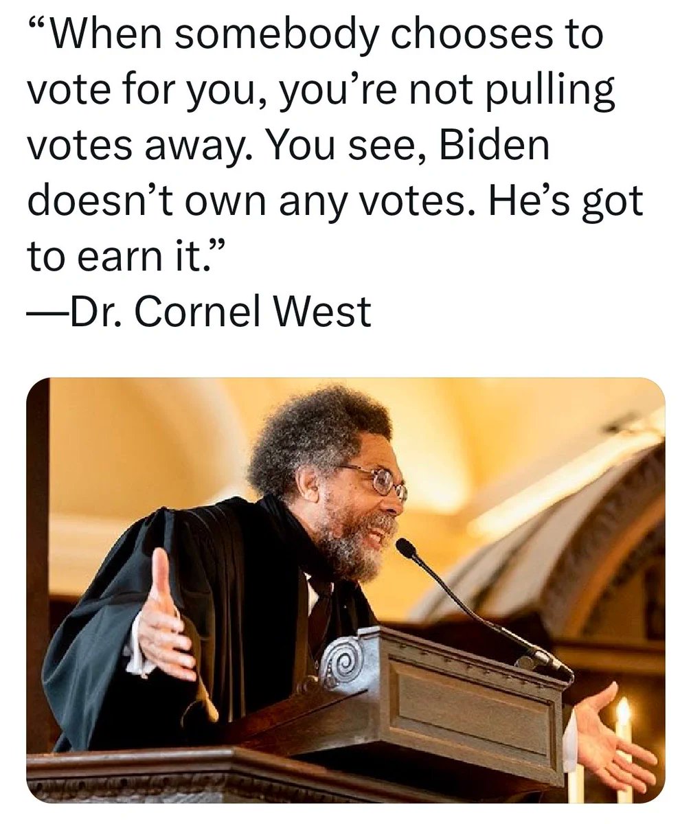 @RedBeretsM4All Dear Laura,
As you know, I'm voting for #JilllStein2024 because her platform aligns with my values, and she'll probably have the most ballot access come 2024.
That said, though, I'm always happy to promote below fine folks who also care about us.💚
@CornelWest @votesocialist24